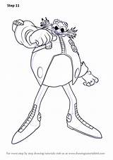 Eggman Sonic Hedgehog Colouring Colorir Tutorials Drawingtutorials101 sketch template