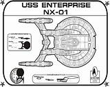 Trek Nx Starship Ncc Uss Schematics Ships Vectorified sketch template
