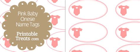 pink baby onesie  tags printable treatscom