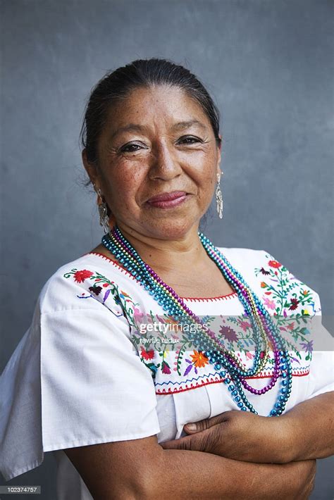 A Mexican Woman In Traditional Dress Photo Getty Images