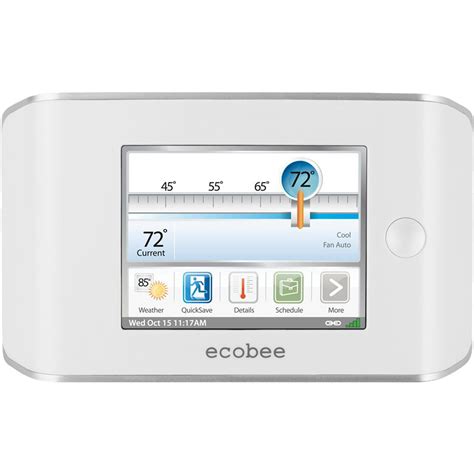 ecobee wi fi touchscreen programmable thermostat shop programmable thermostats metalworks
