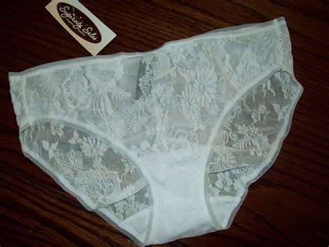 nwt natori sheer stretch lace hipster panties shirred back 153050 white
