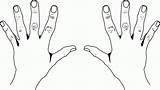 Left Right Hand Drawing Hands Getdrawings sketch template