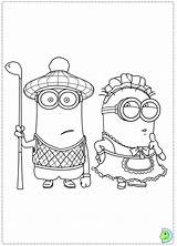 Coloring Minions Despicable Dinokids Print Close sketch template