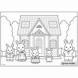 Colouring Sylvanian Sylvanianfamilies Coloriages 塗り絵 保存 sketch template