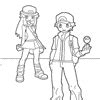pokemon trainers coloring pages surfnetkids