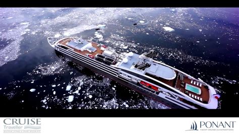 antarctica drone  ponant cruises youtube