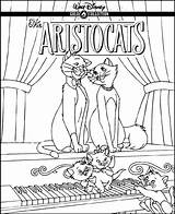 Aristocats Aristokatten sketch template