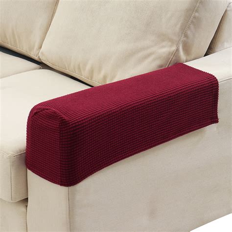 pcs premium stretch furniture armrest covers slipcovers sofa chair couch chair arm protectors
