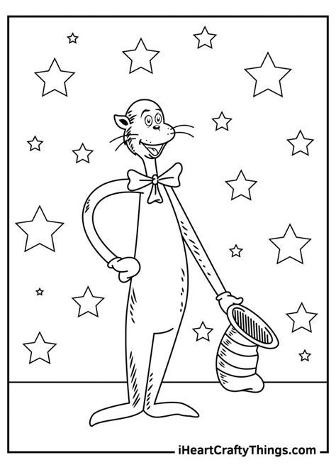cat   hat coloring pages   printables