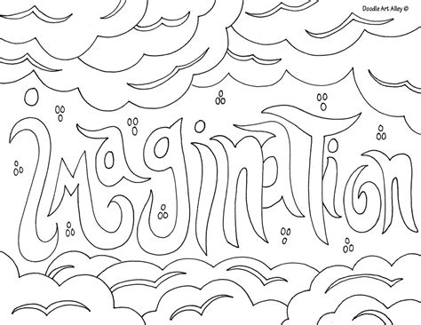 word doodles coloring pages