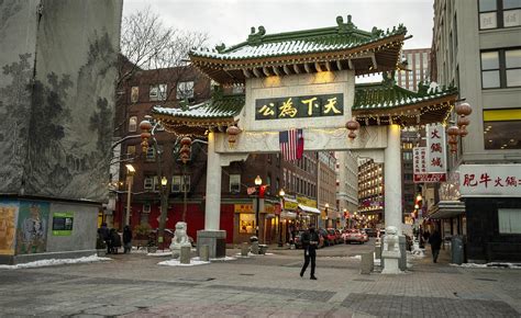 quiet   typically bustling  lunar  year bostons chinatown remains