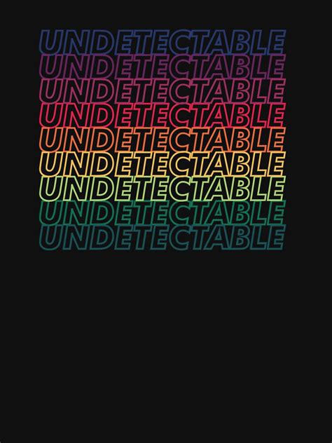 undetectable untransmittable  shirt  pan australia redbubble