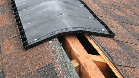 ridge vents   roof    ridge vent  installed