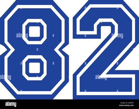 college number  stock vector image art alamy