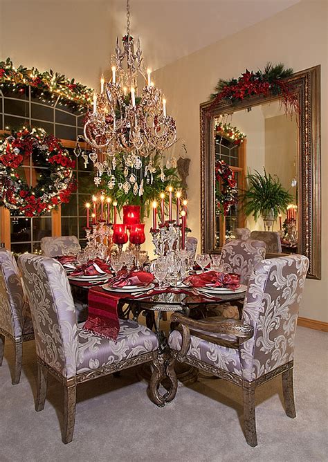 christmas dining room decorating ideas  festive flair