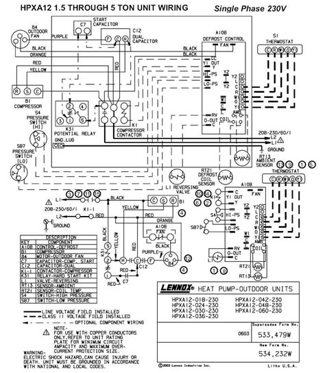 lennox gcs  wiring diagram