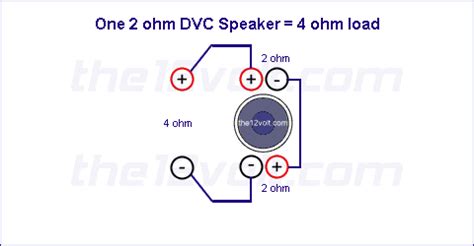 subwoofer wiring diagrams    ohm dual voice coil speaker