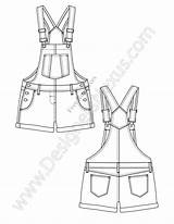 Overalls Drawing Flat Sketch Fashion Vector Dungarees Drawings V95 Designersnexus Sketches Technical Illustrator Adobe Portfolio Template Shortalls Paintingvalley Templates Nexus sketch template