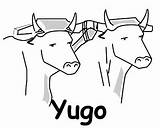 Yugos Yugo sketch template