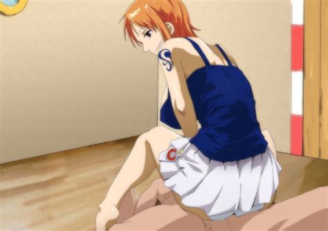 Rule 34 Clothed Sex Female Kyabakurabakufu Nami One Piece Orange Hair