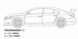 Volkswagen Btcc sketch template