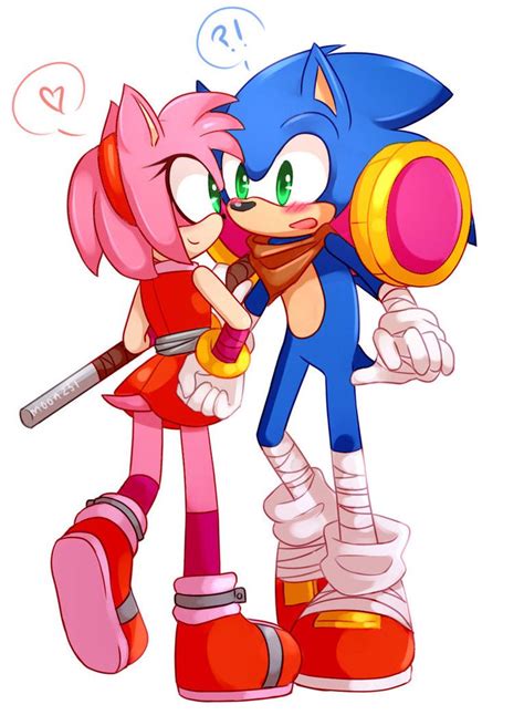 Amy And Sonic Sonic Boom Sonic World Pinterest Sexy