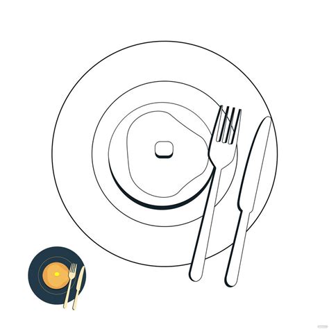food plate coloring page  eps jpg   templatenet