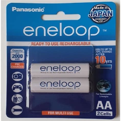 Jual Panasonic Eneloop Aa Battery Rechargeable 2000mah Isi 2pcs