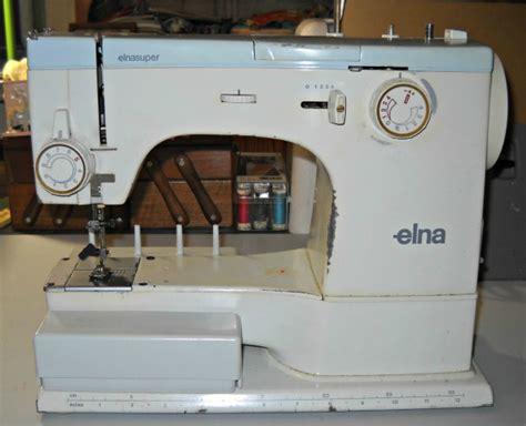 curlicue creations elna super  vintage sewing machine