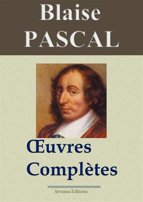 blaise pascal oeuvres complètes ebook epub pdf