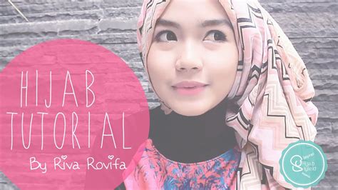 memakai jilbab pashmina hijabstyleid tutorial  riva