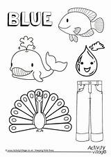 Blue Pages Things Colour Colouring Coloring Collection Color Worksheets Preschool Activity Toddlers Activities Colors Activityvillage Objects Sheets Kindergarten Kids Learning sketch template