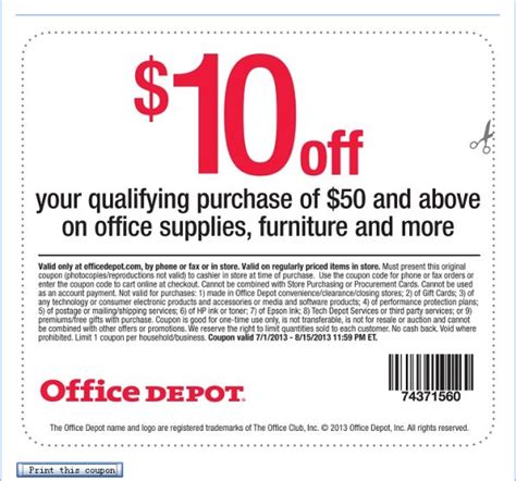 office depot customer feedback survey home depot coupons printable