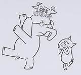 Willems Mo Pigeon Piggie Coloring Elephant Pages Preschool Activities Gerald Jungle Books Author Board Crafts Sheets Template Kindergarten Study Choose sketch template