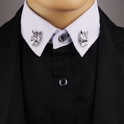 time limited limited broche pin brooches  men  suit brooch collar decorated wolf head