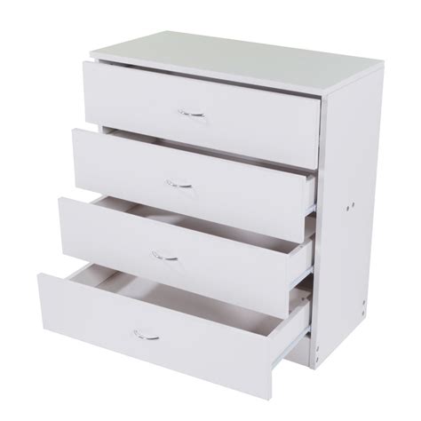 wood simple  drawer drawer dresser whiteblack storage  bedroom