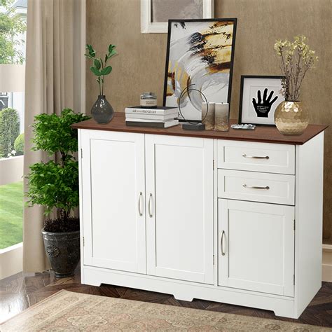 buffet storage cabinet console table kitchen sideboardd home furni