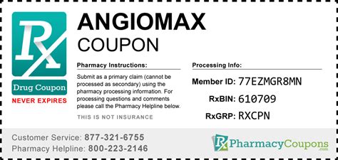 angiomax coupon pharmacy discounts