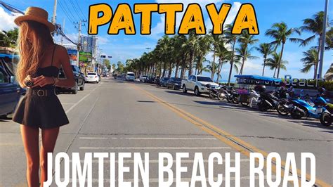 Pattaya Jomtien Beach Road Pov Thailand 2024 Youtube