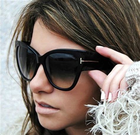 brand designer fashion women oversized cat eye sunglasses ladies large