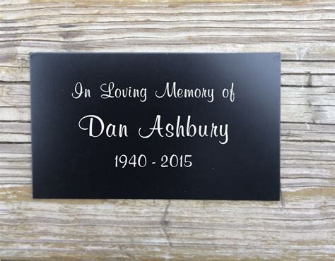 engraved metal plaque memorial plaque metal plaques