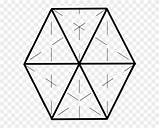 Hexagon Clker sketch template
