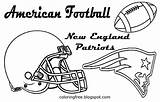 Coloring Football American Printable Kids Pages Color Drawing Patriots England East Usa Team Sports Soccer Located Ny Famous Side sketch template