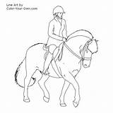 Horse Dressage Coloring Pages Fjord Saddle Color Drawings Norweigan Printable Horses Under Sketchite Getcolorings Line Template Sketch sketch template