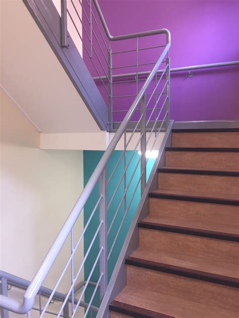 commercial stairwell mjk painting decorating