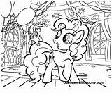 Pinkie Birthday Mlp Coloring Pies Pony Little Pages Play sketch template