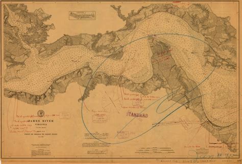 james river     map nautical chart ac harbors