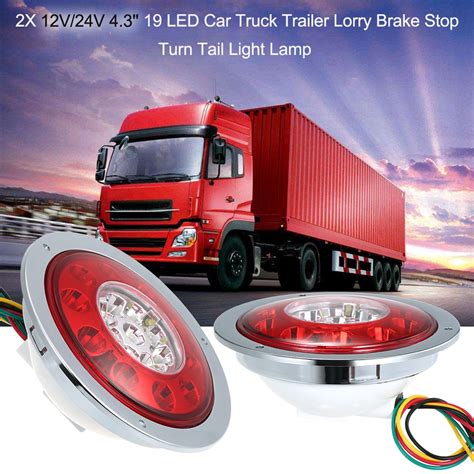 car accessories       led car truck trailer lorry brake stop turn tail light
