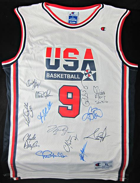 usa basketball team signed jersey memorabilia center